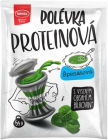 Proteinová polévka špenátová