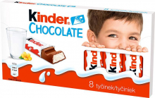 Kinder čokoláda tyčinky 100g